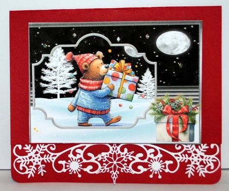 Christmas bear A5 by Kristina Norbat