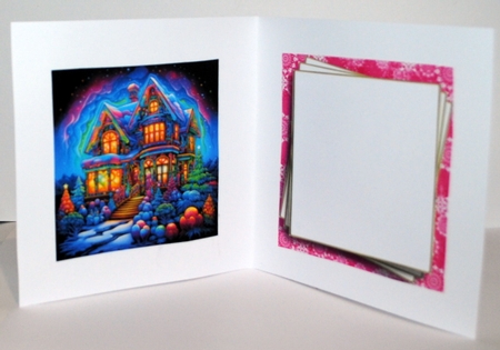 Neon Gingerbread House Multi Topper Kit by Kristina Norbat