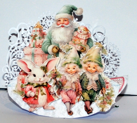 Heres to Christmas 10 Rocker Card by Kristina Norbat