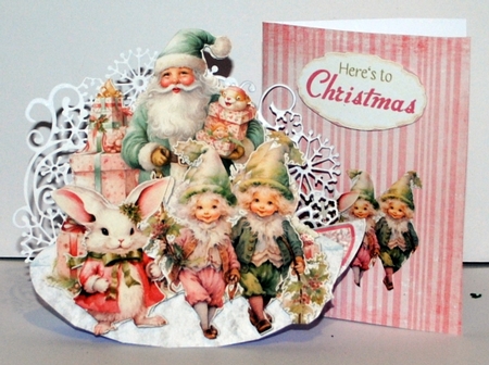 Heres to Christmas 10 Rocker Card by Kristina Norbat