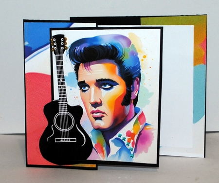 Elvis A4 Print by Kristina Norbat