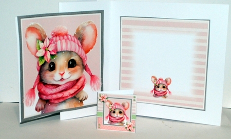 Snow Fun Mouse Mini Kit by Kristina Norbat
