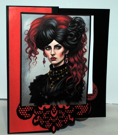 Gothic Woman A4 by Kristina Norbat