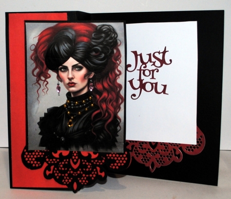 Gothic Woman A4 by Kristina Norbat