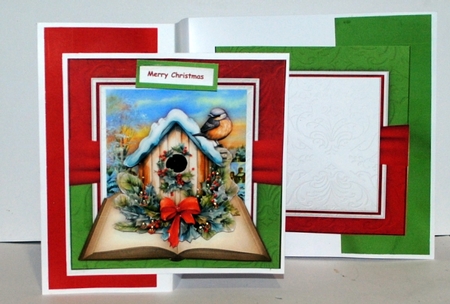 Christmas Birdhouse Mini Kit by Kristina Norbat