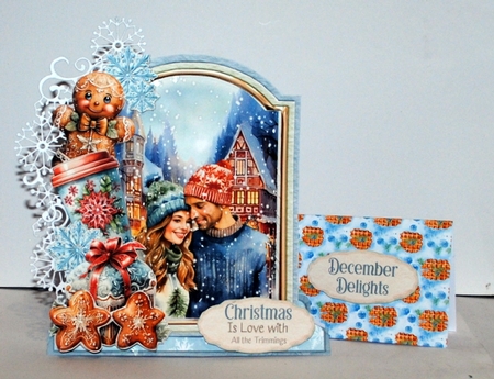 December Delights 12 XL Shaped Card Kit by Kristina Norbat