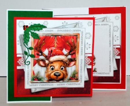 Through The Window Reindeer by Kristina Norbat