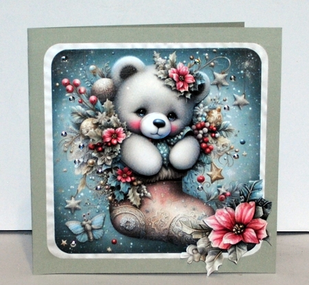 Teddy Stocking by Kristina Norbat