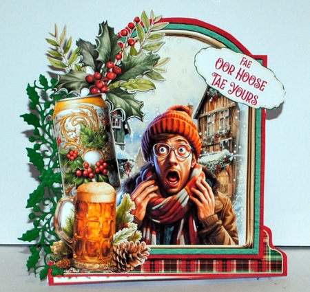 Blithe Yule 5 XL Shaped Card Kit by Kristina Norbat
