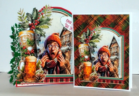 Blithe Yule 5 XL Shaped Card Kit by Kristina Norbat