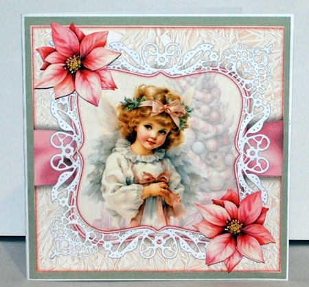 Pink Christmas Angel Mini Kit     by Kristina Norbat