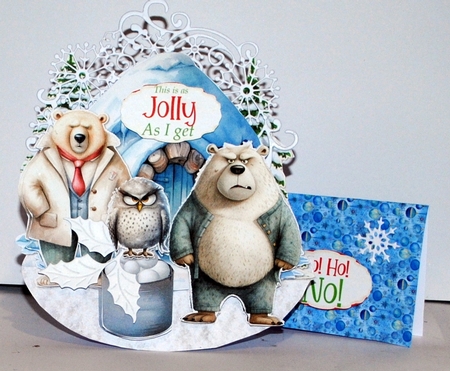 Bah Humbug! 6 Rocker Card by Kristina Norbat