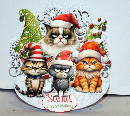 Bah Humbug! 10 Rocker Card by Kristina Norbat