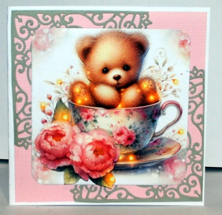 Whimscial Teddy Teacup by Kristina Norbat