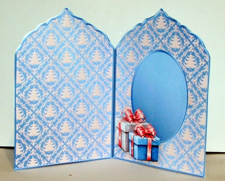 Christmas Shopping - Shaped Card Mini Kit by Kristina Norbat