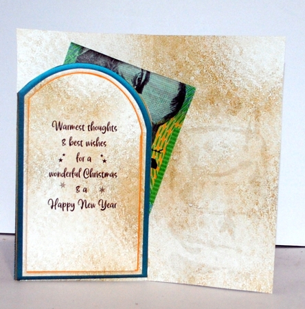 Puppy Christmas Stocking Money Card Kit-3 by Kristina Norbat