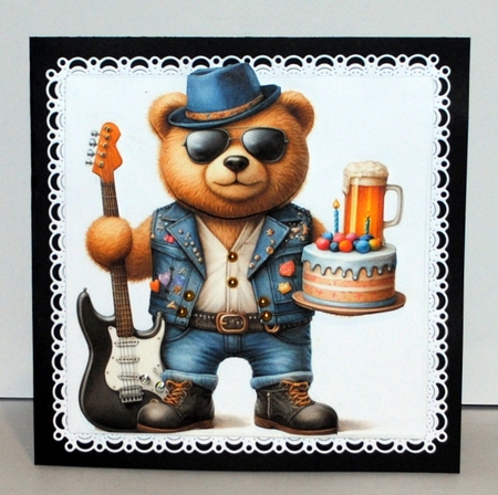 Birthday bear Dude by Kristina Norbat