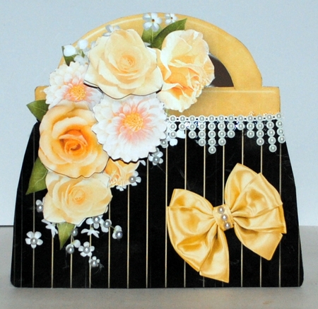 Yellow Cluster - Handbag Card Mini Kit by Kristina Norbat