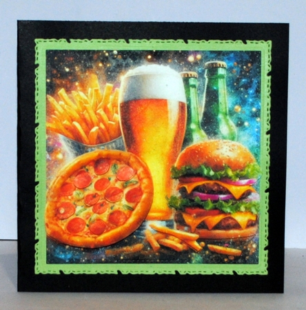 Burger Beer Pizza Time by Kristina Norbat