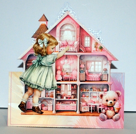 Dolls House Tent Card Kit  by Kristina Norbat