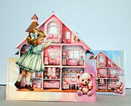 Dolls House Tent Card Kit  by Kristina Norbat