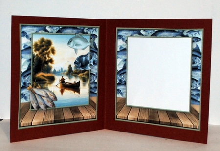 Gone Fishing Male Card Mini Kit by Kristina Norbat