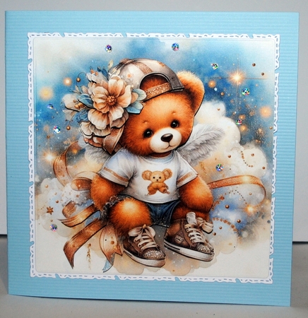 Baseball Cap Teddy by Kristina Norbat