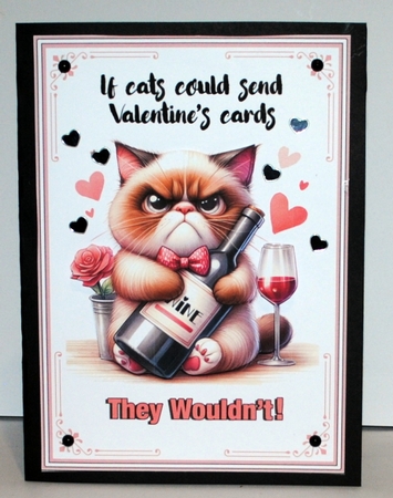 If Cats Could Buy Valentines Cards...They Wouldnt! by Kristina Norbat