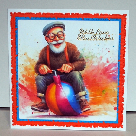 Fun Time Old  Man  by Kristina Norbat