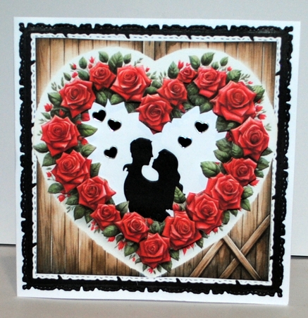 Rustic rose wreath by Kristina Norbat