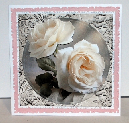 Smell the Roses in White Mix 1 by Kristina Norbat