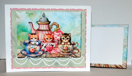 Party Kittens  Mini Kit a5 by Kristina Norbat