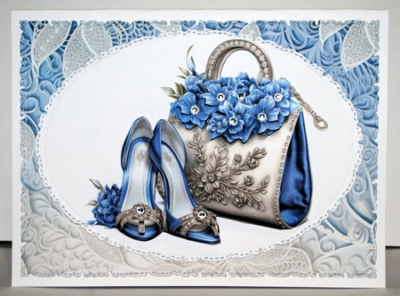Footloose and Fancy in Blue Mix 1 by Kristina Norbat
