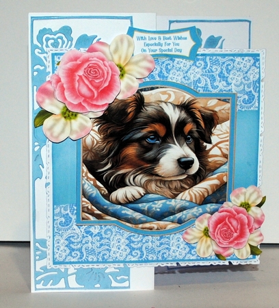 Puppy Love - 6x6 by Kristina Norbat