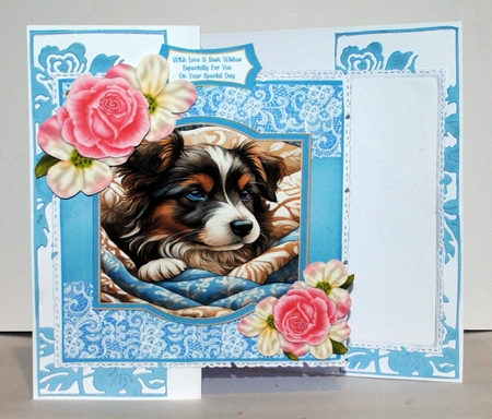 Puppy Love - 6x6 by Kristina Norbat