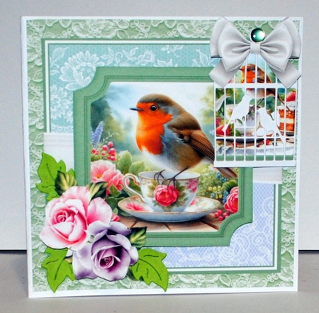 TEA TIME ROBIN by Kristina Norbat