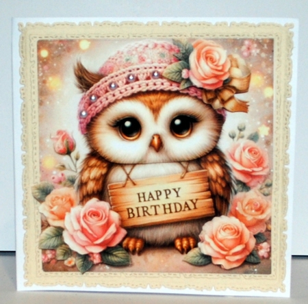 Birthday Owls by Kristina Norbat