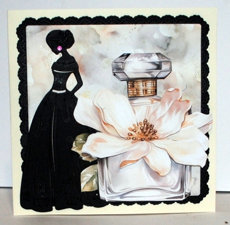 Floral Fragrance in White - Mix 1 by Kristina Norbat