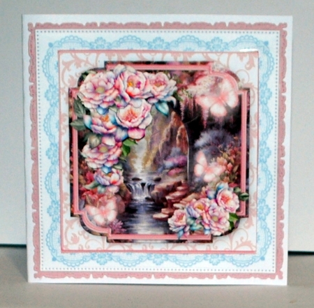 A Secret Place - Decoupage Card Mini Kit by Kristina Norbat