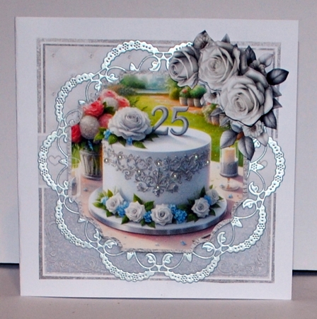 SILVER ANNIVERSARY CAKES by Kristina Norbat
