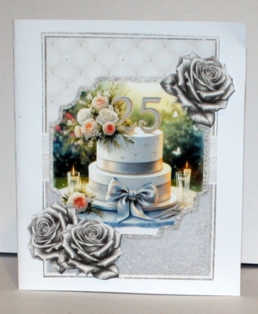 SILVER ANNIVERSARY CAKES by Kristina Norbat