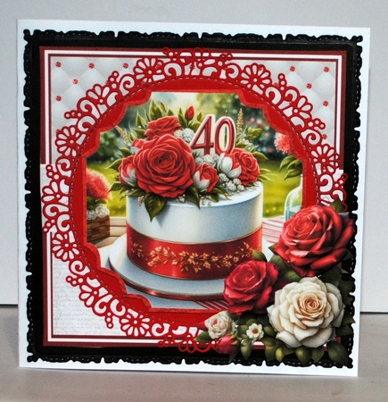 RUBY ANNIVERSARY CAKES by Kristina Norbat