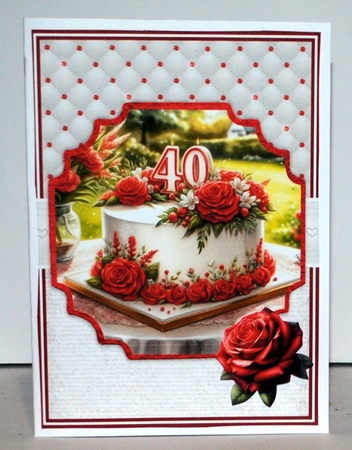 RUBY ANNIVERSARY CAKES by Kristina Norbat