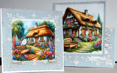 Thatched Wild Flower Cottage by Kristina Norbat