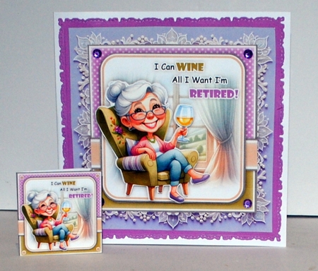 I Can Wine Mini Kit Birthday/Mothers Day/Retirement by Kristina Norbat