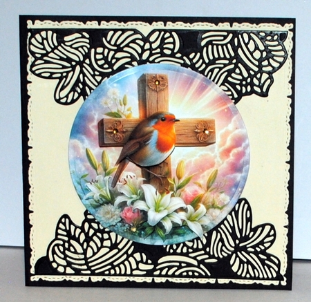 Beautiful Cross Robin 2 by Kristina Norbat