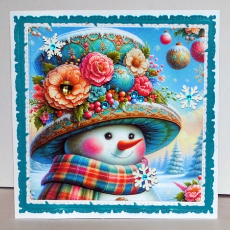 Vintage snowman by Kristina Norbat