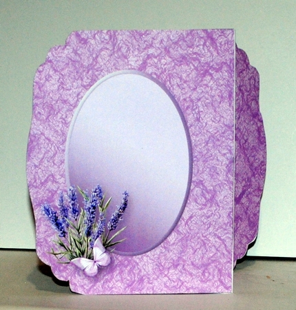 Basket of Lavender - Fold Back Card Mini Kit by Kristina Norbat