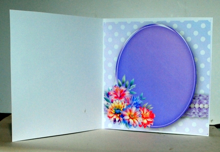 Pastel Posy - Decoupage Card Mini Kit by Kristina Norbat