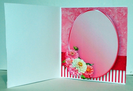 Zinnias - Decoupage Card Mini Kit by Kristina Norbat